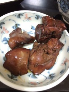 鶏レバーの甘辛煮