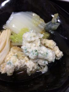 お鍋向けの鶏団子