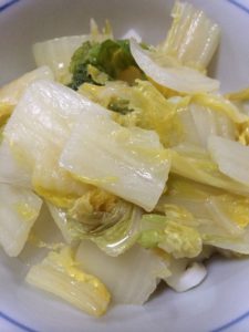 塩味白菜うどん