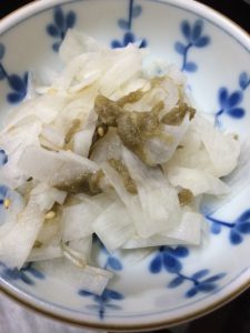 大根のとろろ昆布和え