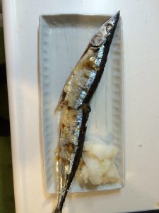 秋刀魚の塩焼き