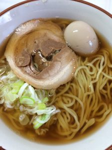 あっさりした醤油ラーメン