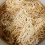 めんつゆでにゅうめん