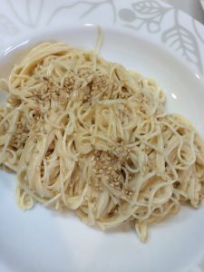 マヨめんつゆ和えのそうめん