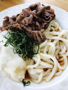 冷やし牛おろしうどん