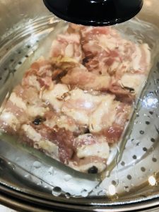 豚バラ肉の豆鼓蒸し