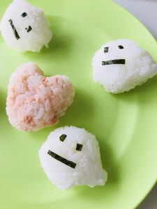 【キャラ弁】おばけのおにぎり